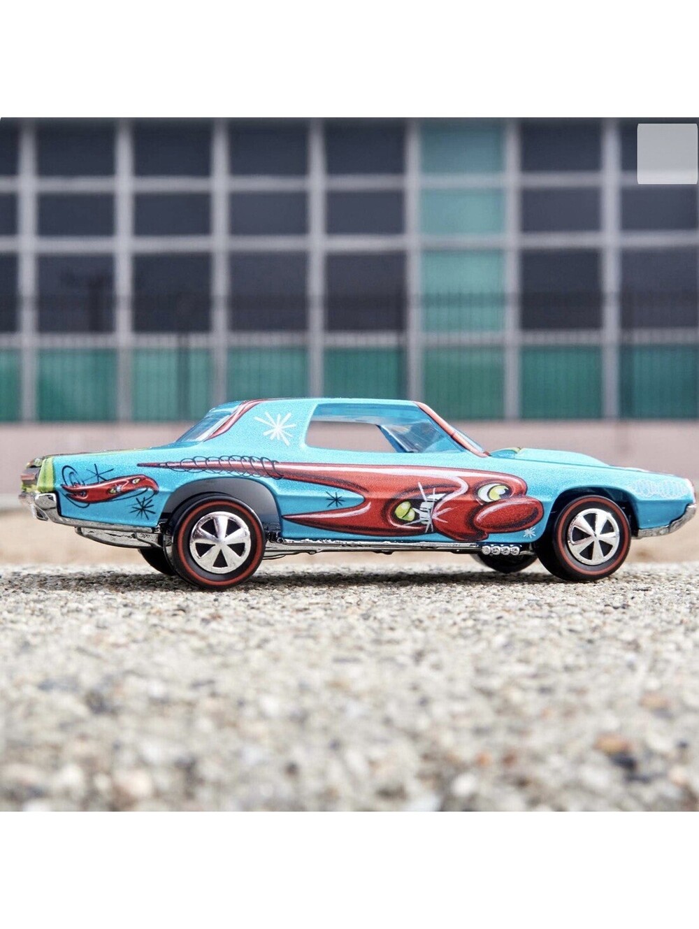 Hot Wheels X Kenny Scharf Custom T-Bird In Hand!